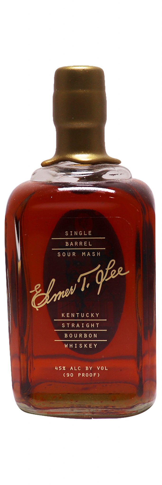 Elmer T. Lee Bourbon Whiskey Single Barrel, Gold Wax 750ml